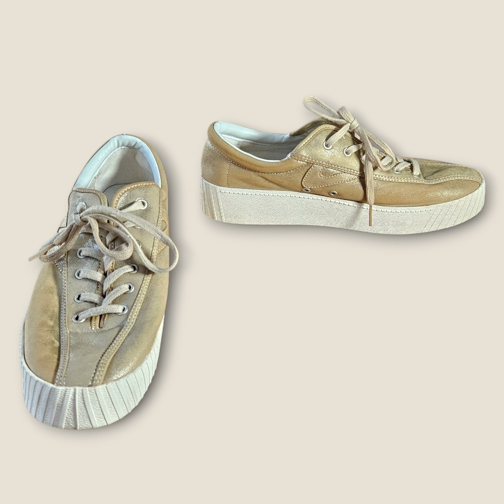 Tretorn Womens Wtny Lite 6 Bold‎ Leather Platform Sneakers Shoes Size 10